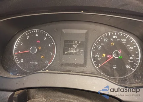 2012 Volkswagen Jetta 2.5L Se z USA, uszkodzony, nr VIN 3VWDX7AJ7CM397251